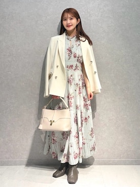 「SNIDEL（スナイデル）のアイテム（バッグ）」を使った、SNIDELさん（レディース・153cm）の春コーディネート