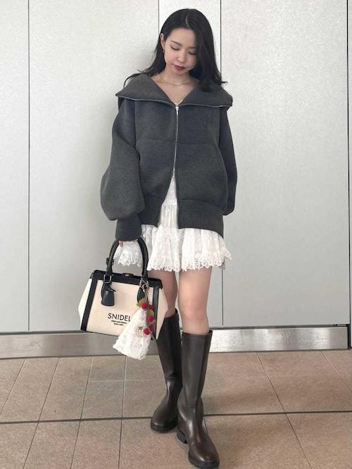 限定 ほぼ未使用 SNIDEL  nekomimi パーカー ショーツ SNIDEL HOME × 新木優子】ニットショートパンツ(ショートパンツ