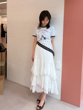 SNIDELさん(レディース・161cm)の夏コーディネート