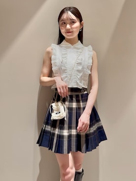 「アイテム（チャーム）」を使った、SNIDELさん（レディース・160cm）の夏コーディネート