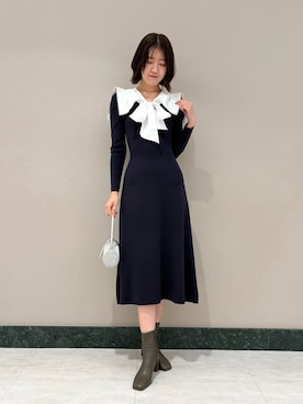 SNIDELさん（レディース・174cm）の冬コーディネート