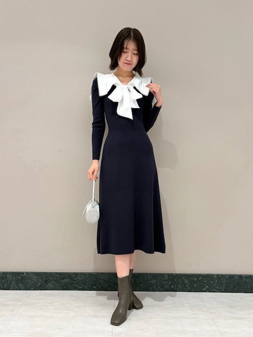セーラーカラーニットワンピース（ワンピース）｜SNIDEL（スナイデル