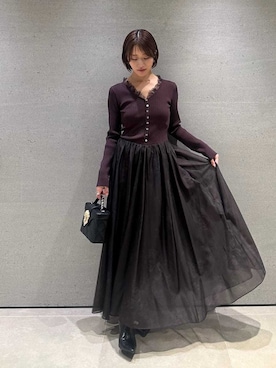 SNIDELさん（レディース・153cm）の秋コーディネート