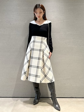 SNIDELさん（レディース・159cm）の秋コーディネート