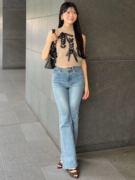 SNIDELさん（レディース・165cm）の夏コーディネート