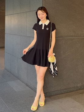 「SNIDEL（スナイデル）のアイテム（バッグ）」を使った、SNIDELさん（レディース・160cm）の夏コーディネート