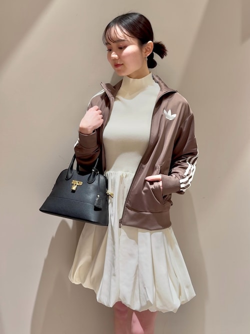 ♡SNIDEL sustainable チェックワンピース ブルー 2♡ 配色ミニ丈サマーニットワンピースsdpxyf6176 ブルー – [公式