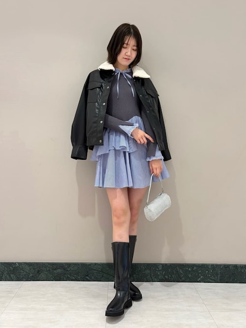 Sustainableドッキングミニニットワンピース（ワンピース）｜SNIDEL