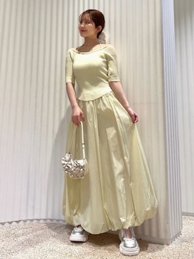 「SNIDEL（スナイデル）のアイテム（アクセサリー）」を使った、SNIDELさん（レディース・153cm）の春コーディネート