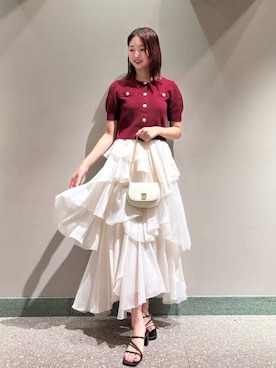 「SNIDEL（スナイデル）のアイテム（アクセサリー）」を使った、SNIDELさん（レディース・160cm）の夏コーディネート