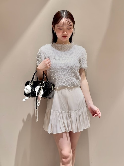 Chacott】ジャガードハーフプルオーバー（ニット/セーター