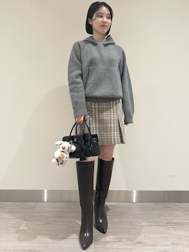 「アイテム（キーケース/キーアクセサリー）」を使った、SNIDELさん（レディース・152cm）の秋コーディネート