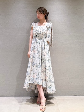 「アイテム（イヤリング、その他）」を使った、SNIDELさん（レディース・162cm）の夏コーディネート