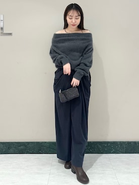 「SNIDEL（スナイデル）のアイテム（トップス）」を使った、SNIDELさん（レディース・162cm）の秋コーディネート