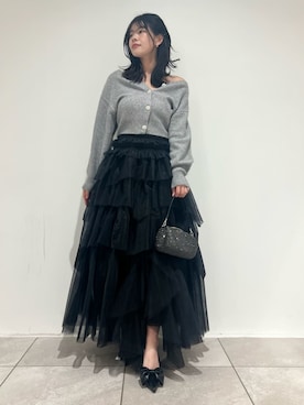 SNIDELさん（レディース・157cm）の冬コーディネート