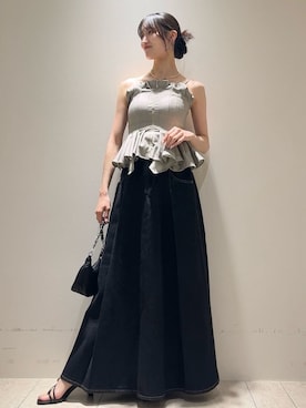 SNIDELさん（レディース・163cm）の夏コーディネート