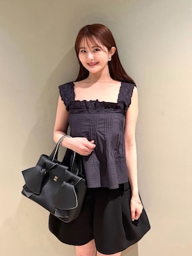 「SNIDEL（スナイデル）のアイテム（パンツ）」を使った、SNIDELさん（レディース・153cm）の春コーディネート