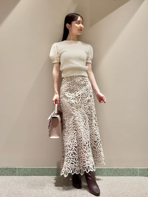 スナイデル♡コットンレーススカート　0 SNIDEL スカート コットンレーススカート : ZOZOTOWN Yahoo!店