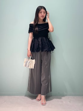 SNIDELさん（レディース・162cm）の夏コーディネート