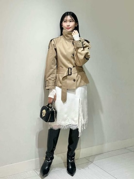 「SNIDEL（スナイデル）のアイテム（バッグ）」を使った、SNIDELさん（レディース・158cm）の秋コーディネート