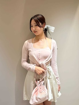 「アイテム（その他ヘアアクセサリー）」を使った、SNIDELさん（レディース・160cm）の夏コーディネート