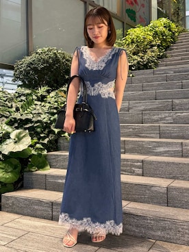 SNIDELさん(レディース・157cm)の夏コーディネート
