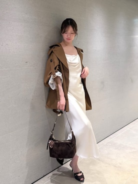 「SNIDEL（スナイデル）のアイテム（アクセサリー）」を使った、SNIDELさん（レディース・162cm）の秋コーディネート