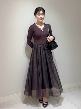 SNIDELさん(レディース・158cm)の秋コーディネート