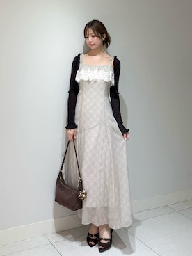 「SNIDEL（スナイデル）のアイテム（トップス）」を使った、SNIDELさん（レディース・162cm）の夏コーディネート