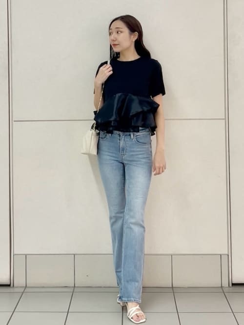 snidel 変形カットプルオーバー　完売品 ドッキングペプラムカットプルオーバー（Tシャツ/カットソー）｜SNIDEL
