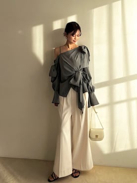 SNIDELさん（レディース・162cm）の冬コーディネート