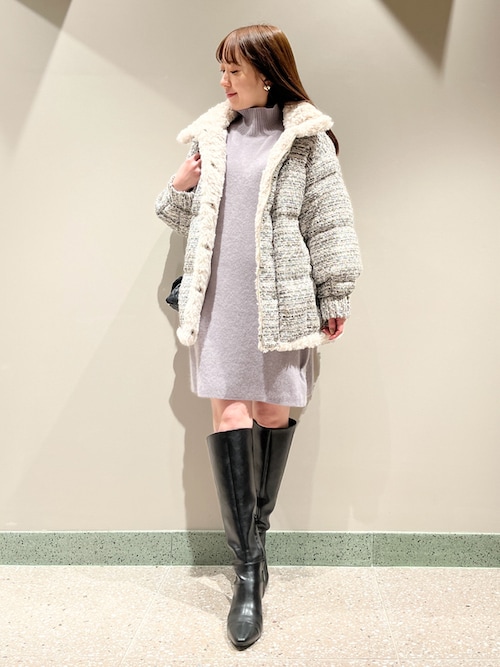 SNIDEL（スナイデル）の「ツイードダウン（その他アウター