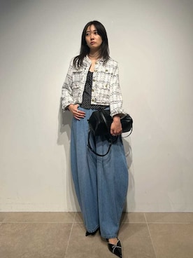 SNIDELさん（レディース・161cm）の春コーディネート