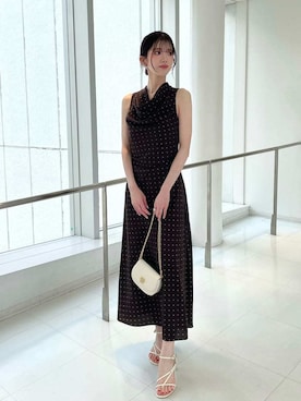 「SNIDEL（スナイデル）のアイテム（ショルダーバッグ）」を使った、SNIDELさん（レディース・160cm）の春コーディネート