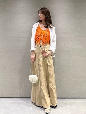 「SNIDEL（スナイデル）のアイテム（バッグ）」を使った、SNIDELさん（レディース・162cm）の春コーディネート