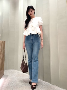 SNIDELさん（レディース・171cm）の夏コーディネート