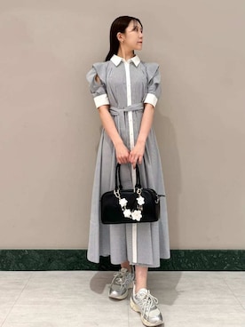 SNIDELさん(レディース・159cm)の冬コーディネート