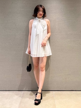 「SNIDEL（スナイデル）のアイテム（トップス）」を使った、SNIDELさん（レディース・165cm）の夏コーディネート