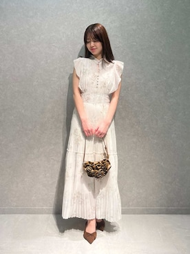 「SNIDEL（スナイデル）のアイテム（シューズ）」を使った、SNIDELさん（レディース・155cm）の春コーディネート