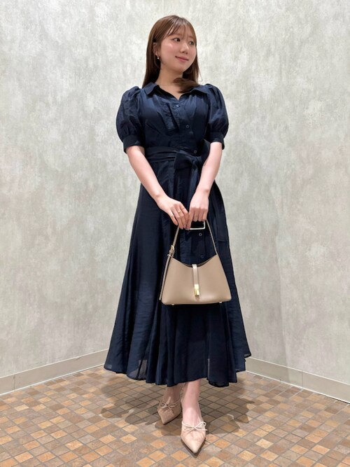 00サイズ/WEB限定カラーあり】カシュクールシャツワンピース 