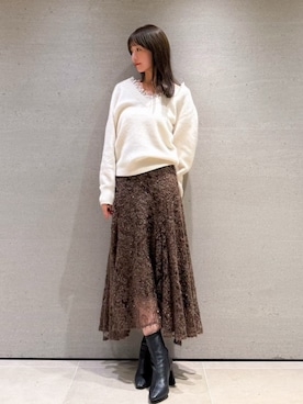 SNIDELさん（レディース・162cm）の秋コーディネート