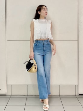 SNIDELさん(レディース・165cm)の夏コーディネート