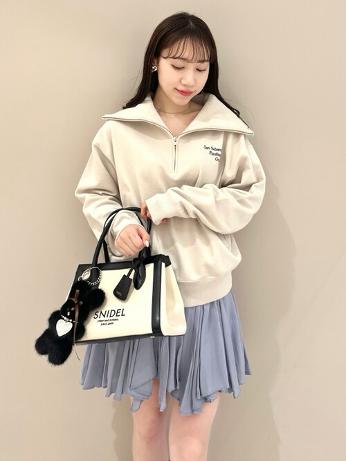 スナイデル　スキッパーロゴスウェット スキッパーロゴスウェット（SNIDEL）｜ルミネのファッション通販