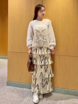 SNIDELさん（レディース・160cm）の冬コーディネート