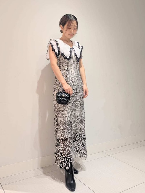 ラッフルフリルレースワンピース（ワンピース）｜SNIDEL（スナイデル