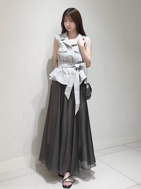 SNIDELさん(レディース・155cm)の夏コーディネート