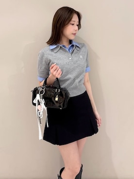 「アイテム（チャーム）」を使った、SNIDELさん（レディース・157cm）の夏コーディネート