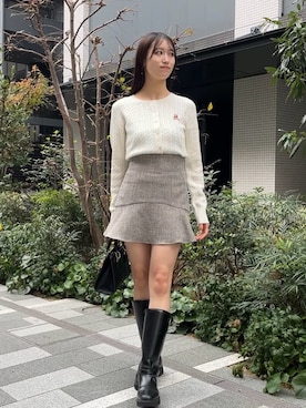 SNIDELさん(レディース・163cm)の冬コーディネート