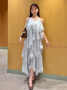 「SNIDEL（スナイデル）のアイテム（アクセサリー）」を使った、SNIDELさん（レディース・160cm）の夏コーディネート