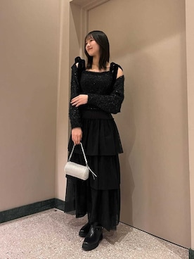 SNIDELさん（レディース・164cm）の冬コーディネート